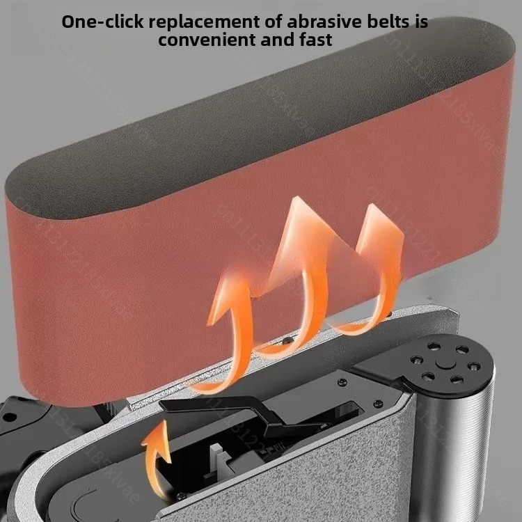 Belt Sander Portable - High-Power Portable Tank Belt Sander for