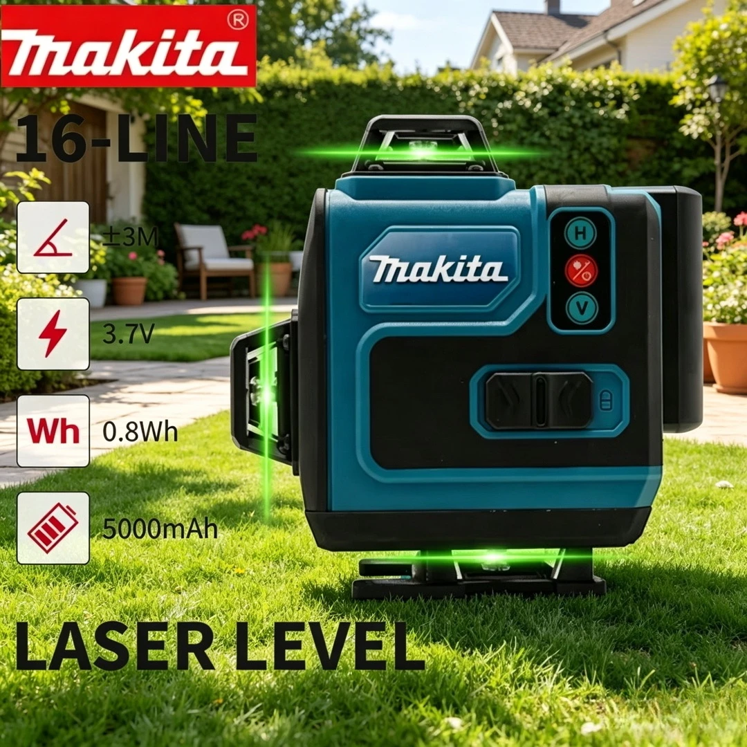 Power Tools Green - Makita 3D-4D 16-Line High Precision 360°