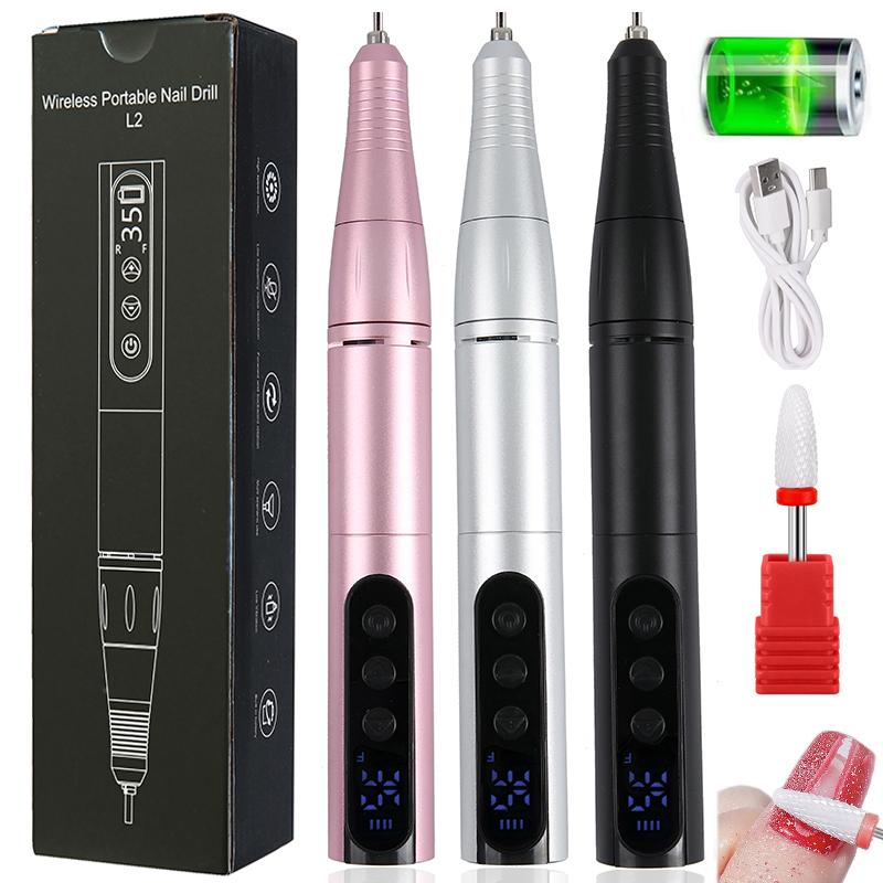 Combo Power Tools - Wireless 35000RPM Nail Drill Pen USB