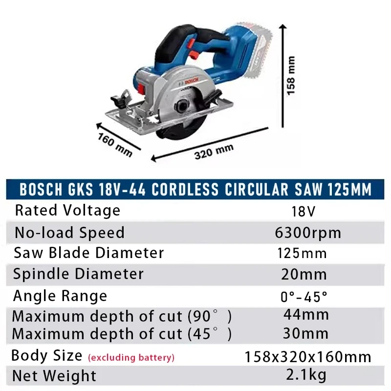 Bosch Cordless Circular Saw GK - Power Tools Woodworking 评论和价格