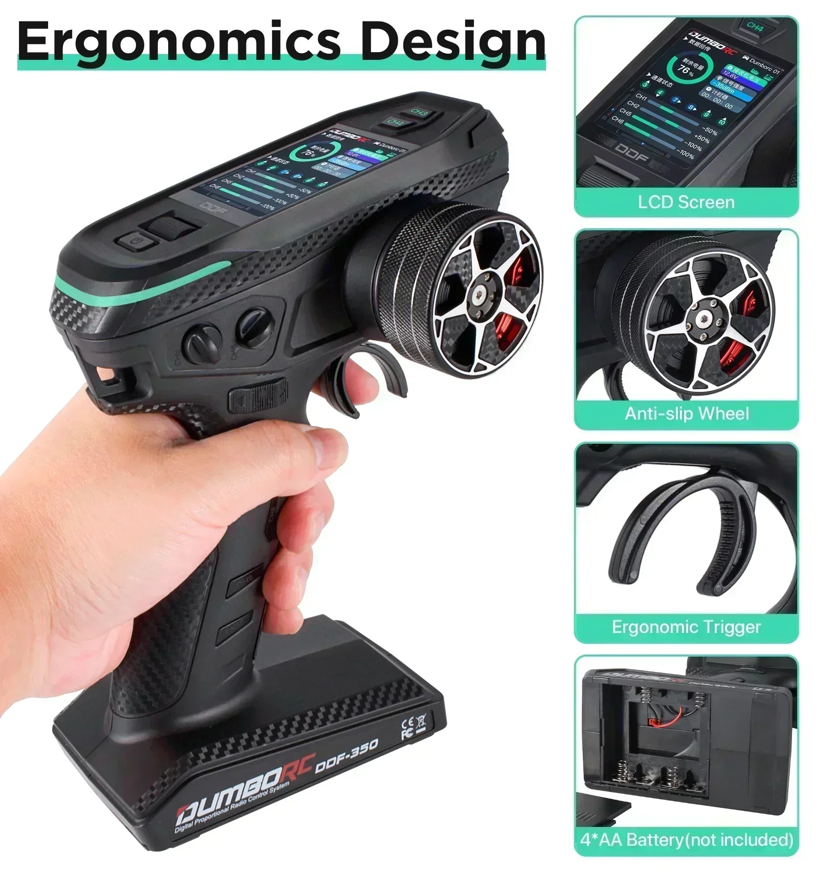 DUMBORC DDF-350 10CH RC Remote - Impact Driver Cordless 评论和价格
