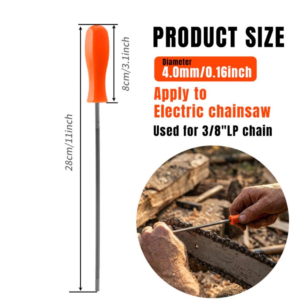 Hexagonal Chainsaw File 4.0mm  - Power Tools Orange 评论和价格