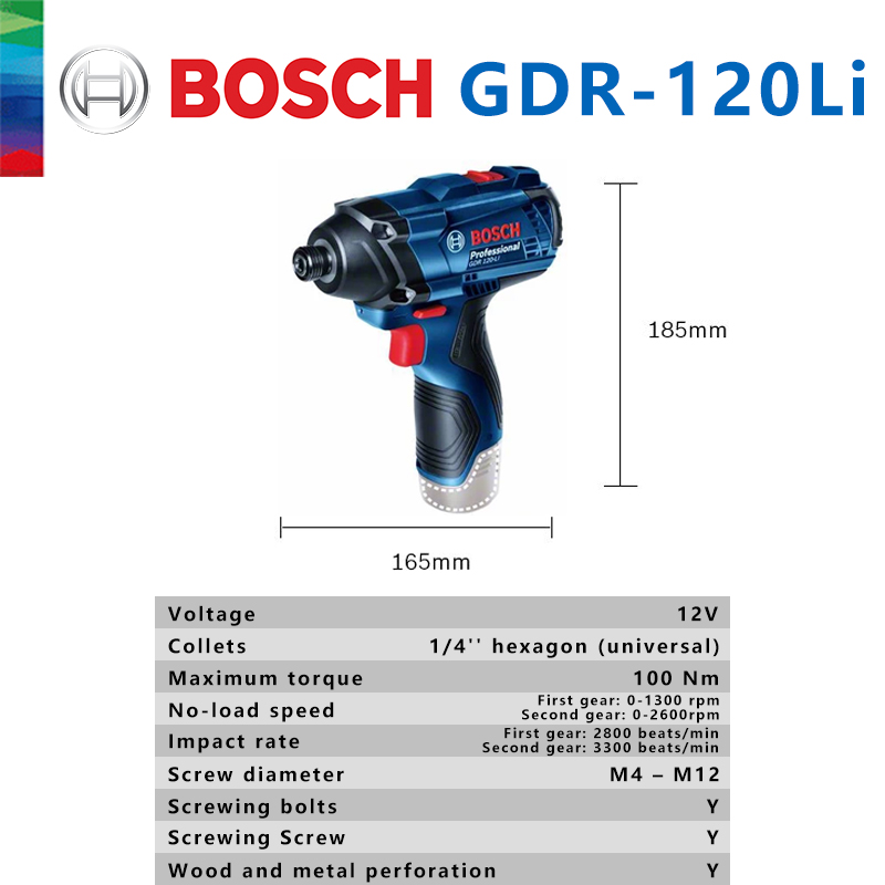 Bosch Original GDR 120-LI Rech - Power Tools Bosch 评论和价格