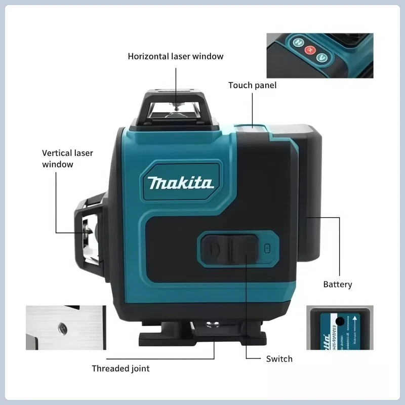 Makita 3D-4D 16-Line High Prec - Power Tools Green 评论和价格