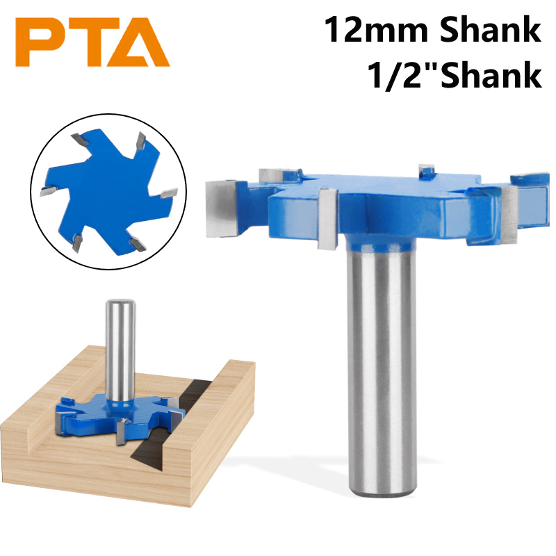 PTA Six Blade Z6 T Type Slotti - Router Trim Base 评论和价格