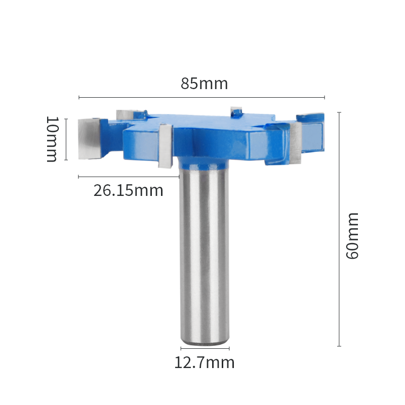 PTA Six Blade Z6 T Type Slotti - Router Trim Base 评论和价格