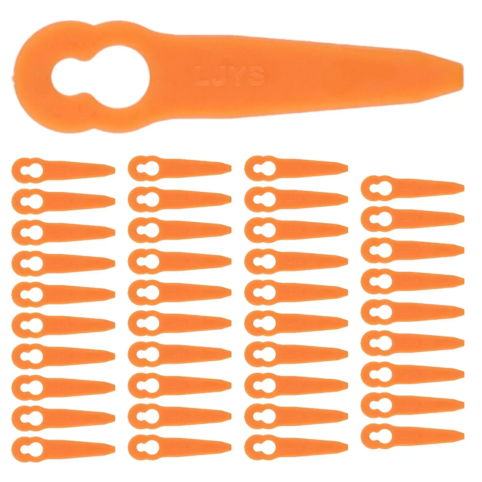 40pcs Plastic Blades Lawn Mowe - Power Tools Orange 评论和价格