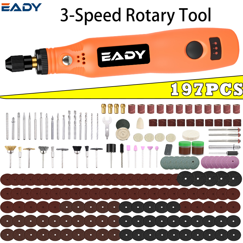 USB Cordless Rotary Tool Kit – - Power Tools Woodworking 评论和价格