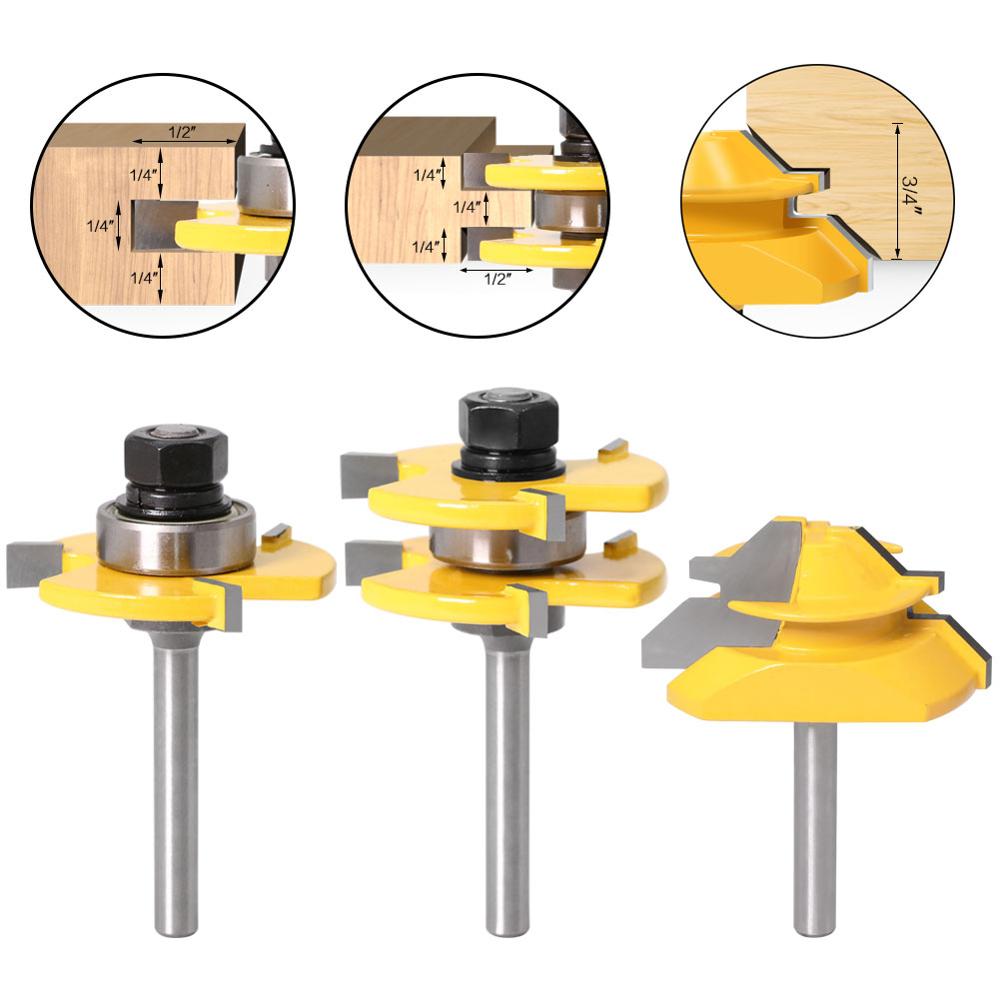 Tongue and Groove Router Bit T - Router Trim Base 评论和价格