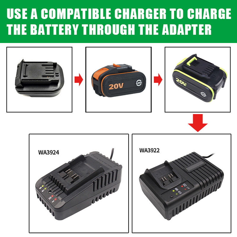 Battery Adapter Converter for  - Power Tools Orange 评论和价格