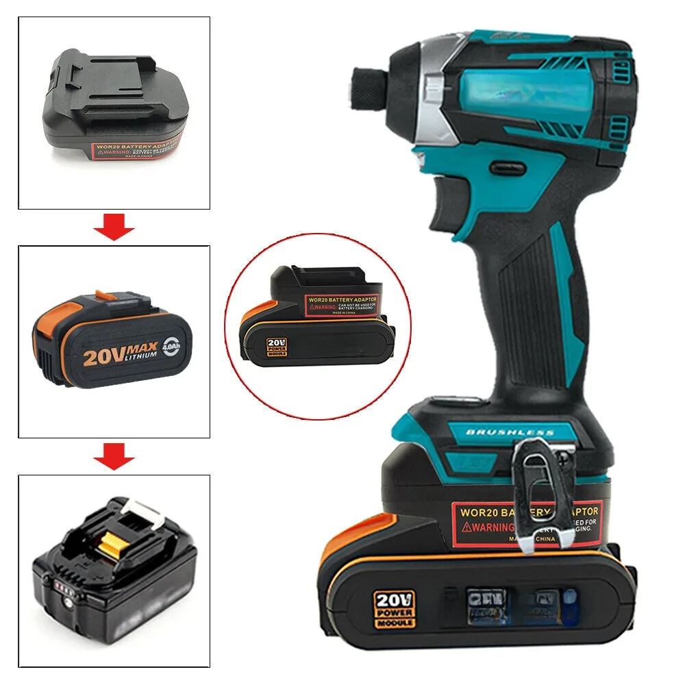 Converter Battery Adapter For  - Power Tools Orange 评论和价格