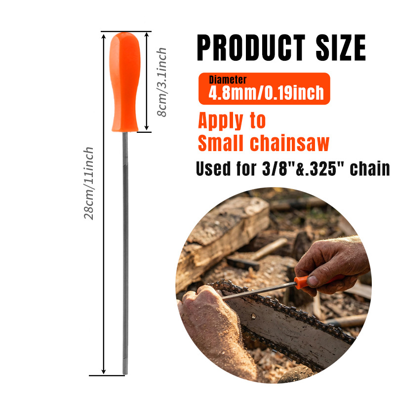 Hexagonal Chainsaw File 4.0mm  - Power Tools Orange 评论和价格