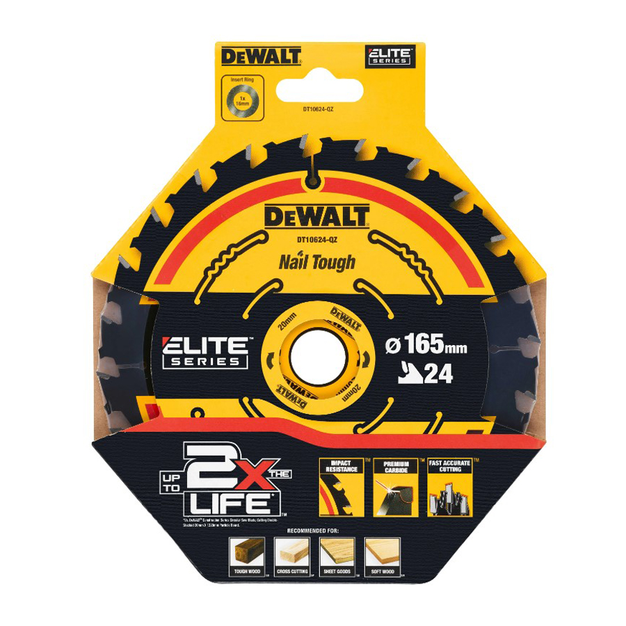 DEWALT DT10624-QZ 1/3pcs 24T C - Power Tools Woodworking 评论和价格