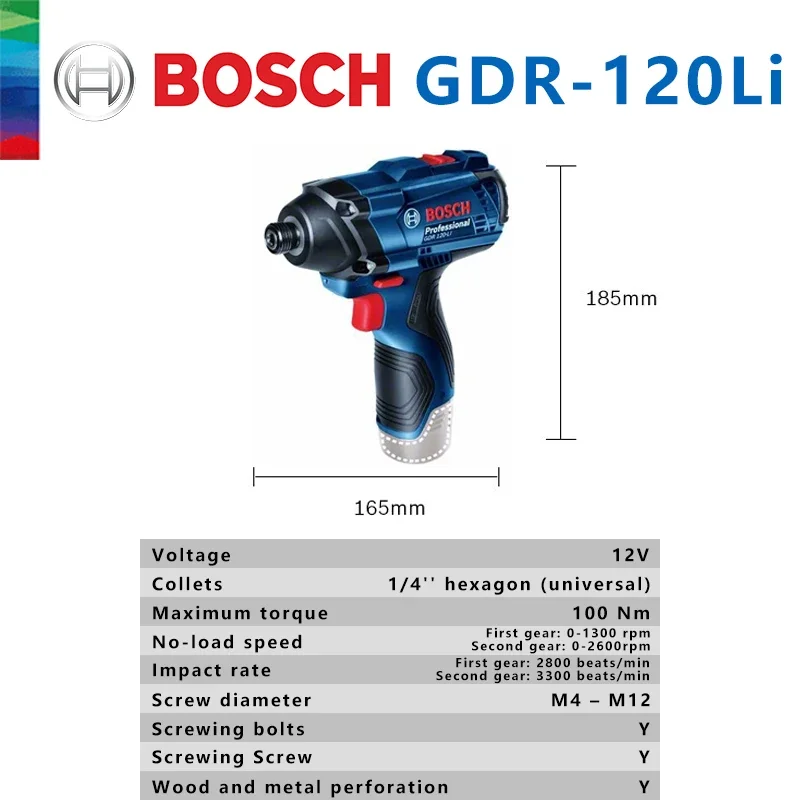 Bosch Original GDR 120-LI Rech - Power Tools Bosch 评论和价格