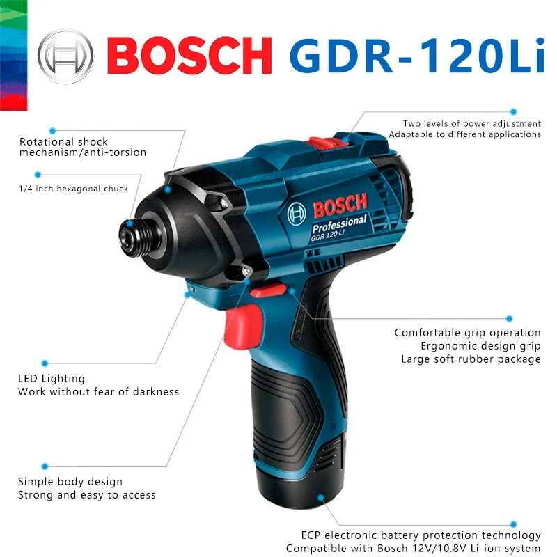Bosch Original GDR 120-LI Rech - Power Tools Bosch 评论和价格