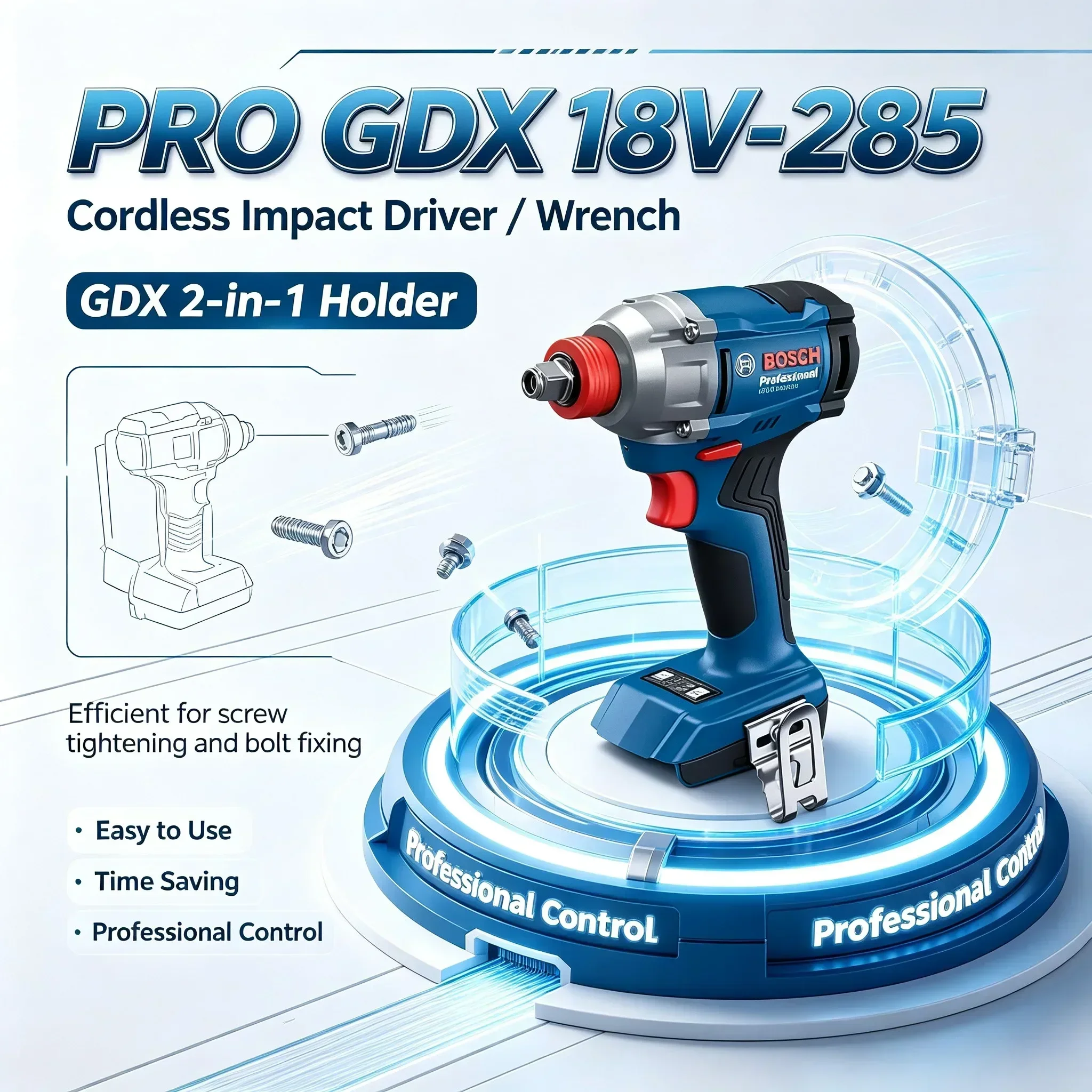 Bosch GDX 18V-285 Cordless Imp - Power Tools Cordless 评论和价格