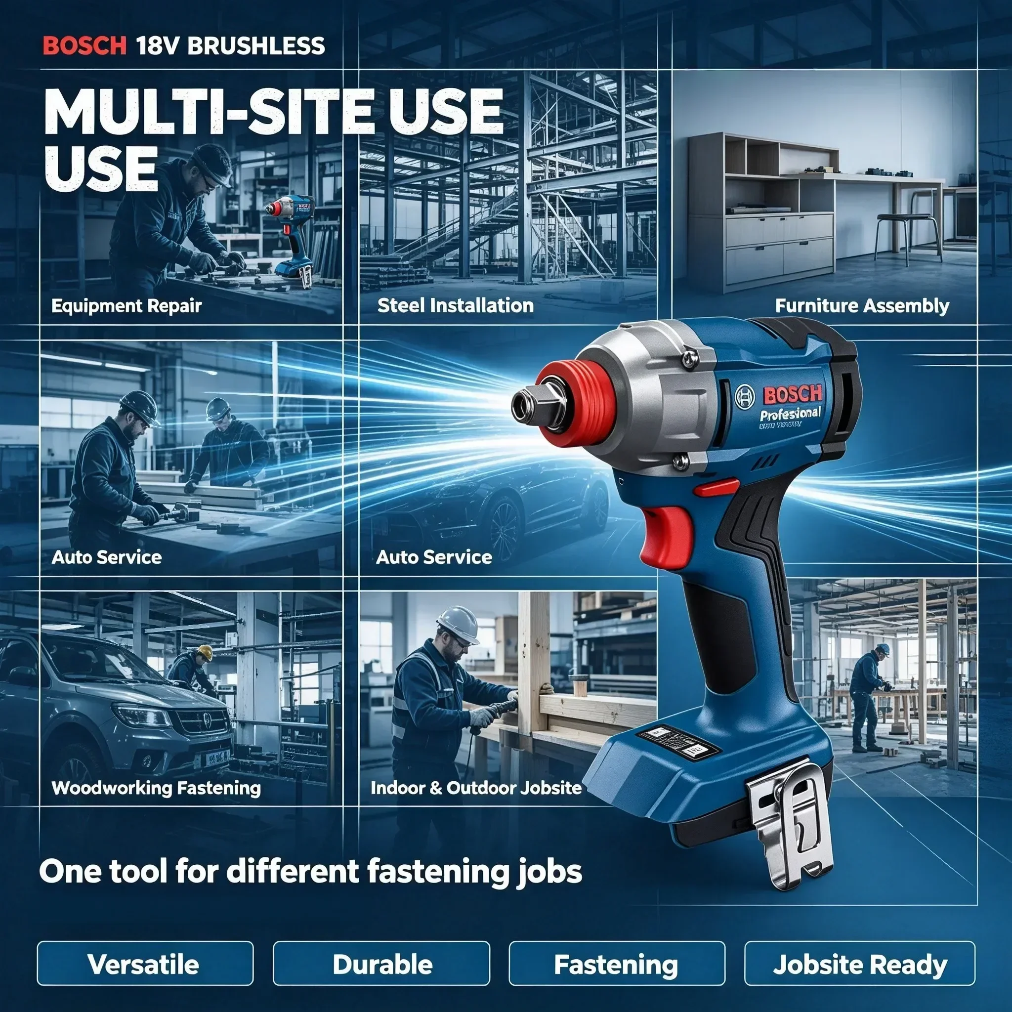 Bosch GDX 18V-285 Cordless Imp - Power Tools Cordless 评论和价格