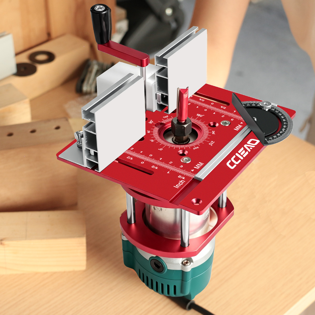 Aluminum Router Table Insert P - Router Trim Base 评论和价格
