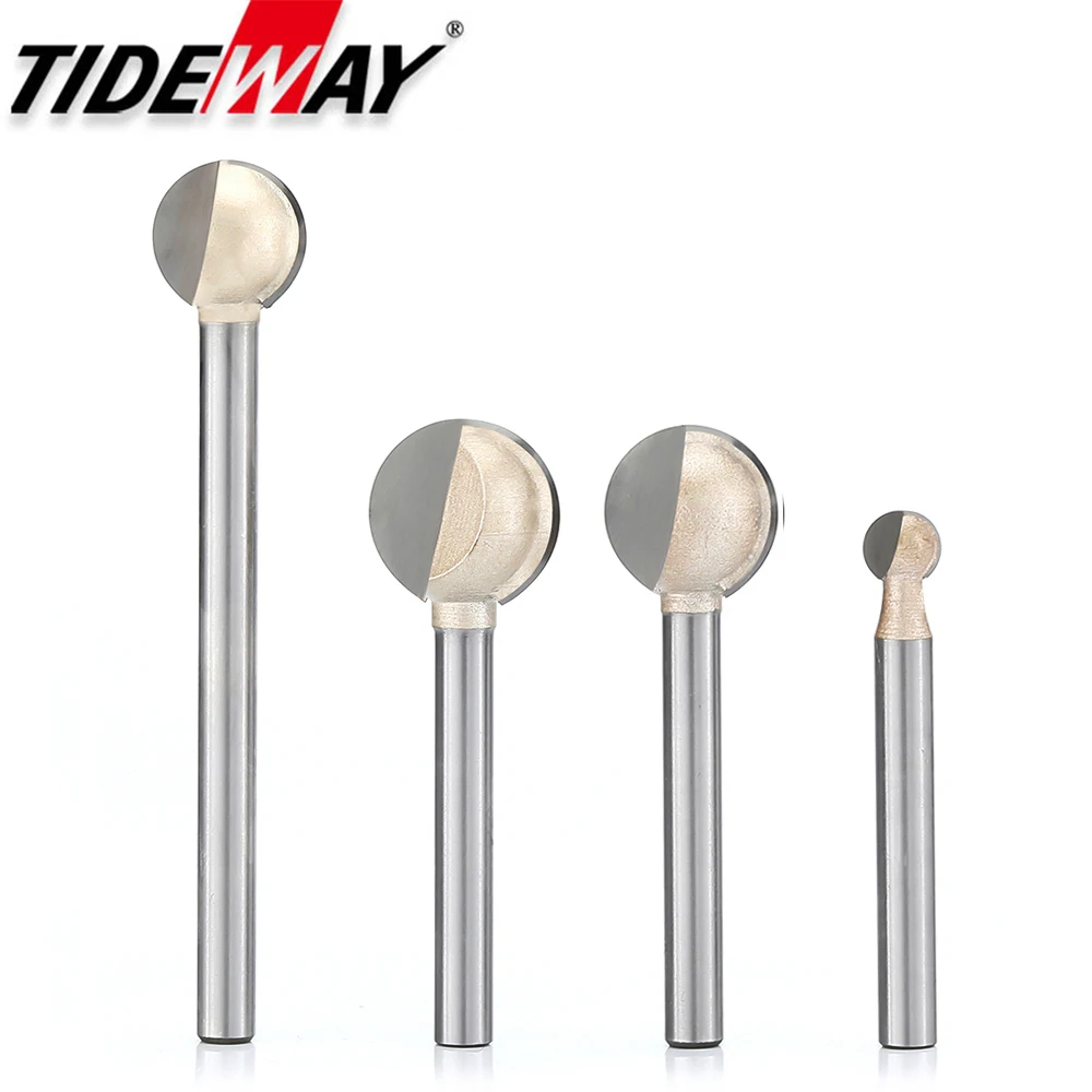 Tideway 3mm 6mm Shank Ball Nos - Router Trim Base 评论和价格