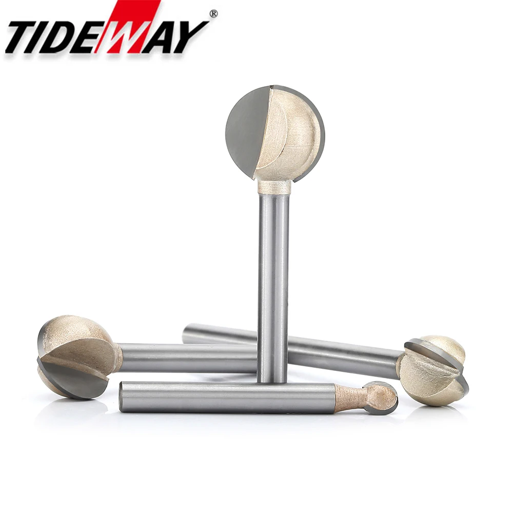 Tideway 3mm 6mm Shank Ball Nos - Router Trim Base 评论和价格