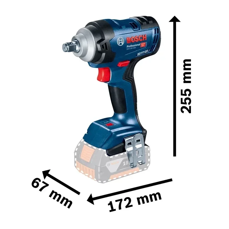 Bosch GDS 18V-400 18V Brushles - Power Tools Cordless 评论和价格